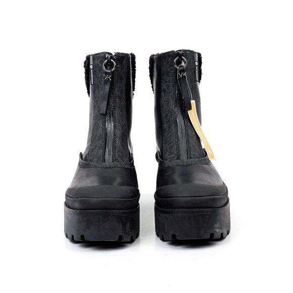 Michael Kors Wmn Channing Waterproof Rain Black Platform Winter Snow Boots sz 7 - Picture 2 of 8